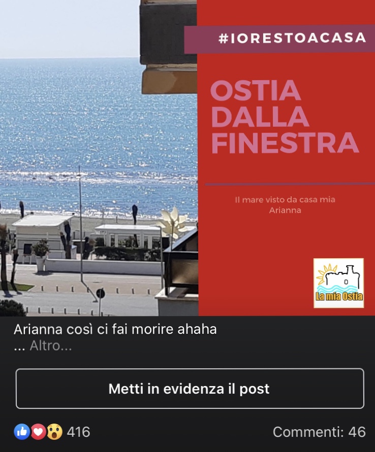 La classifica di Ostia dalla finestra: un grande successo